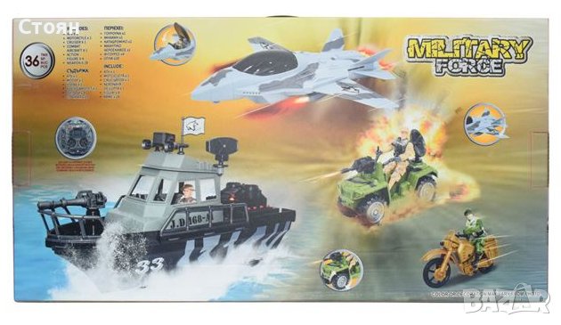 Военен комплект с корабни самолетни превозни средства и войници със светлина и звук - 36 бр, снимка 4 - Фигурки - 43086498
