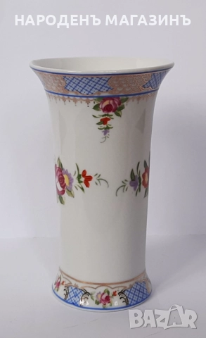 BELLE EPOQUE - НОВА италианска порцеланова ваза цветя порцелан кутия, снимка 5 - Други ценни предмети - 52877153