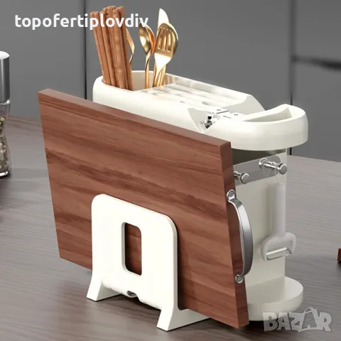 Поставка и точило за нож NCONCO Multifunctional Knife Holder, Knife Sharpener, снимка 2 - Ножове - 50106756