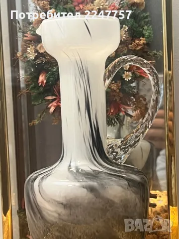 Ваза/Кана Мурано Карло Морети, снимка 1