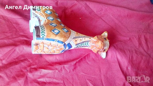 Красив порцеланов жираф, снимка 2 - Антикварни и старинни предмети - 37865298