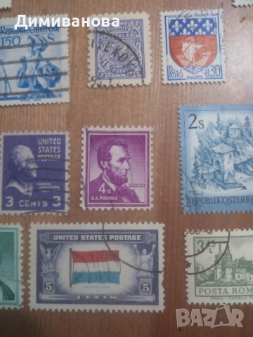 Колекция 70 пощенски марки от различни държави, снимка 11 - Филателия - 51745994