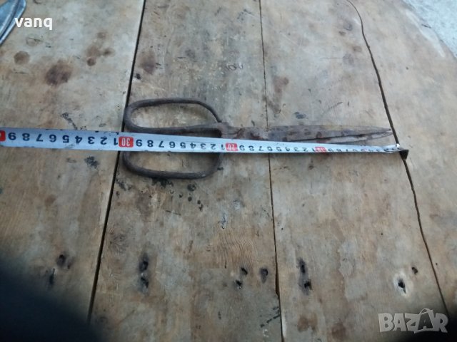 Стара ковава ножица, снимка 2 - Други ценни предмети - 33682007