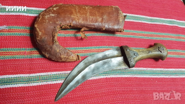Ханджар нож кама джамбия, снимка 2 - Антикварни и старинни предмети - 52280858