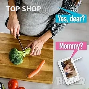 Sainlogic видео бебефон с камера 1080P FHD 5 инчов LCD дисплей, снимка 9 - Столчета за хранене - 49064967