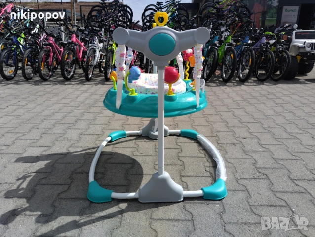 MONI Детско бънджи VISTA син, снимка 2 - Проходилки - 53565162