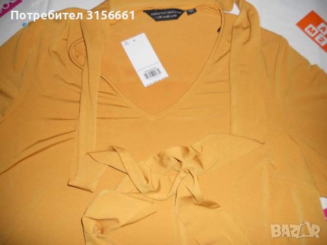 Dorothy Perkins  Нова Оригинал Дамска Макси блуза Туника р-р ХЛ ХЛ ХХЛ, снимка 3 - Блузи с дълъг ръкав и пуловери - 43212783