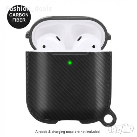 Нов защитен калъф кейс за кутия на слушалки Apple Airpods 1 2 Карбон