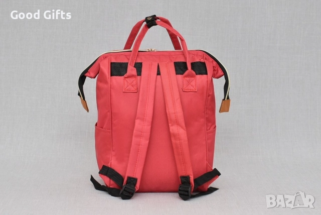 Многофункционална раница за бебешки принадлежности – 24x36x15 см, снимка 5 - Раници - 52026699