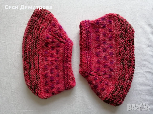 Вълнени терлици, ръчно плетени, снимка 8 - Други - 48692858