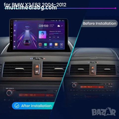 BMW X3 E83 2003 - 2011 Мултимедия Навигация Android, снимка 2 - Аксесоари и консумативи - 51088426