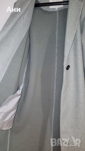 Палто цвят мента, снимка 2 - Палта, манта - 43024807