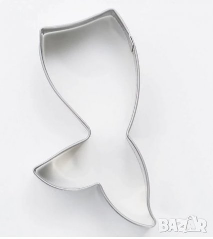 Опашка русалка метална форма резец тесто сладки бисквитки, снимка 2 - Форми - 32981516