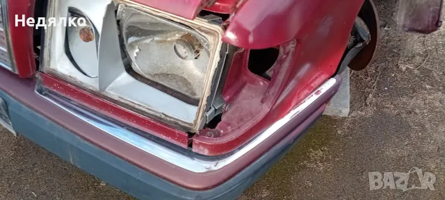 Предни хромирани лайсни за Мерцедес W 124, снимка 2 - Части - 48421829