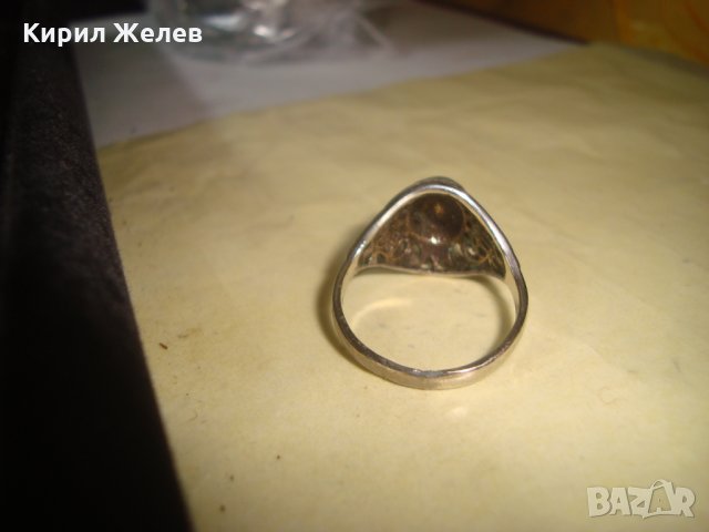 СТАРИНЕН МАЙСТОРСКА РЕТРО АРТ ИЗРАБОТКА ВИНТИДЖ ПРЪСТЕН ФИЛИГРАНЕН МОДЕЛ РЯДЪК 22236, снимка 8 - Антикварни и старинни предмети - 33046994