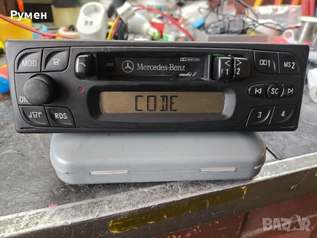 Ретро авторадио-касетофон Panasonic CQ-LP3920L / Mercedes Audio 5 Q2