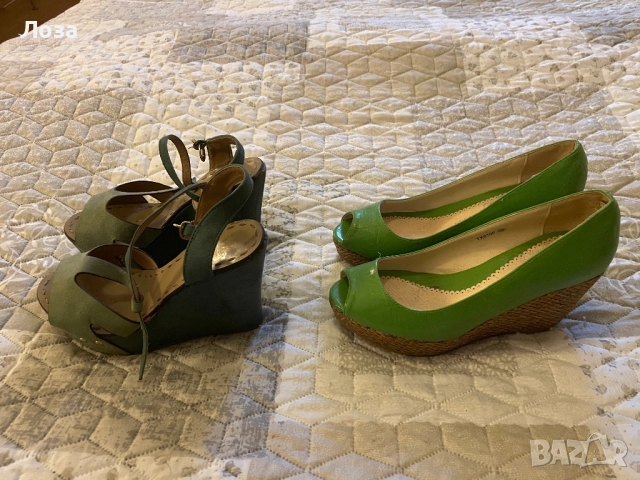 Обувки на платформа 36 номер, снимка 2 - Дамски ежедневни обувки - 52913252