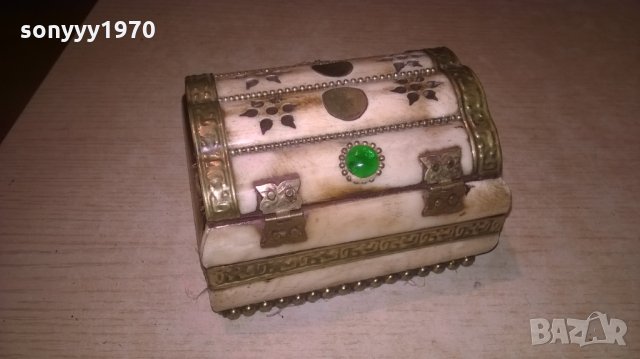 красива екзотична кутия-слонова кост-внос швеицария, снимка 16 - Колекции - 27183405