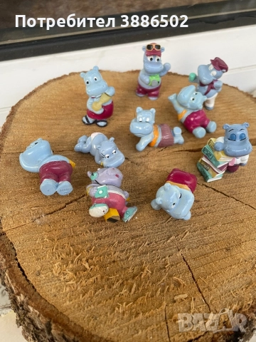 Стари фигурки шоколадови яйца хипопотами