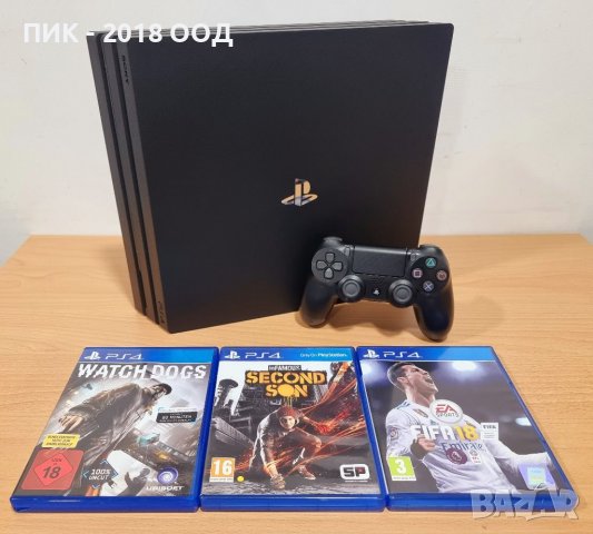 PLAYSTATION 4 PRO с 3 игри подарък и ГАРАНЦИЯ, снимка 2 - PlayStation конзоли - 40074513