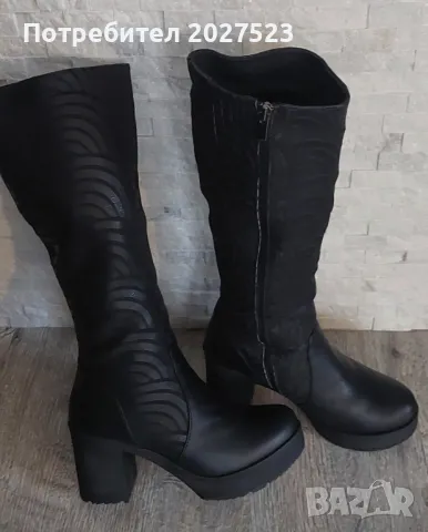 Ботуши естествена кожа 38 номер, снимка 4 - Дамски ботуши - 47992227
