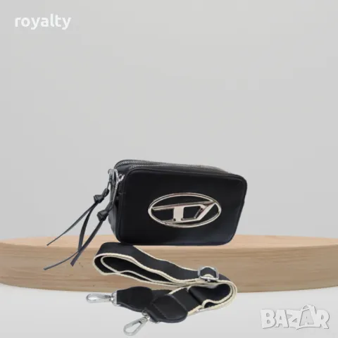 Елегантна дамска чанта с луксозен дизайн и метален акцент, снимка 4 - Чанти - 49003406