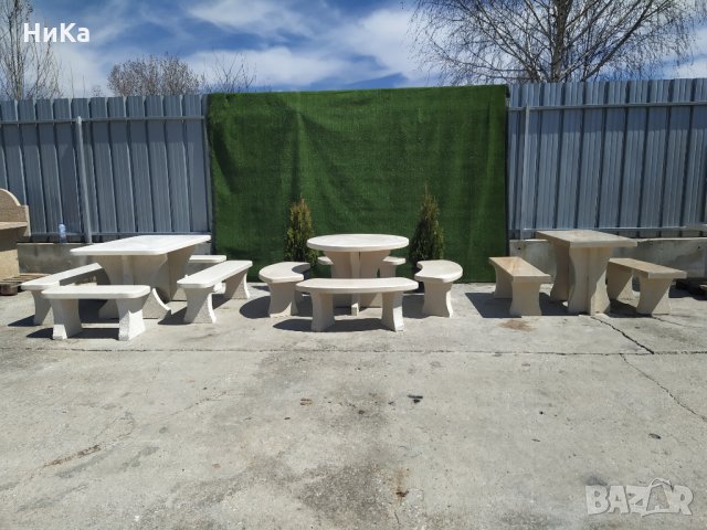 Градинска маса с пейки -  градински комплект, сет " DONI", снимка 7 - Градински мебели, декорация  - 32571212