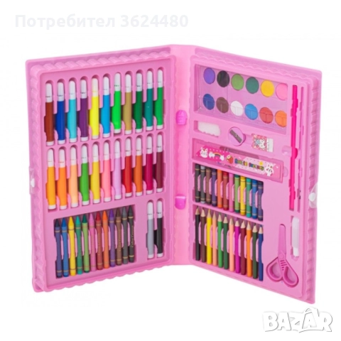 Комплект за Рисуване 86 Части за Момичета 4731