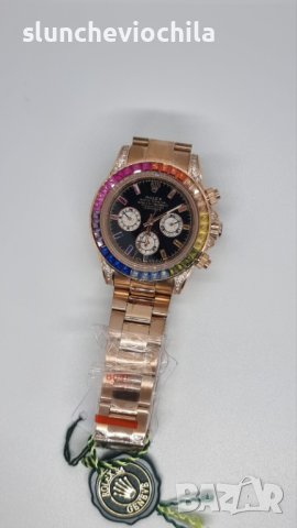 Часовник Rolex Daytona Rainbow Silver Cosmograph 40mm Automatic, снимка 5 - Мъжки - 43325698
