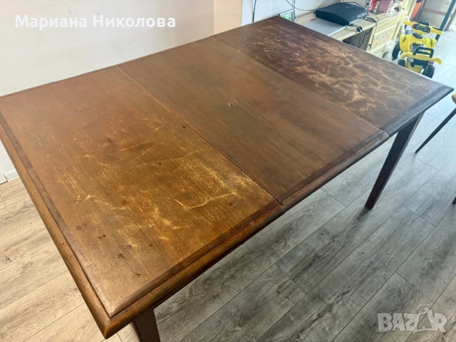 Масивна дървена маса, снимка 2 - Маси - 52912676