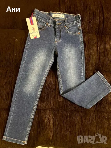 Нови дънки Moncler 122 см, снимка 2 - Детски панталони и дънки - 47752602