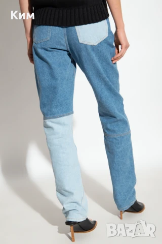 Ganni Swigy дънки с контрастни панели в синьо, снимка 9 - Дънки - 50566854