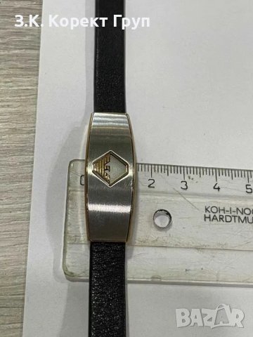 Продавам Кожена Гривна Emporio Armani, снимка 11 - Гривни - 40841529