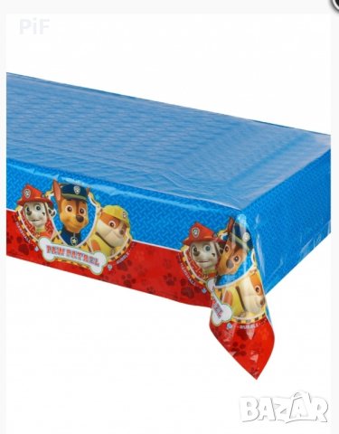 Парти покривка Paw Patrol, Пес патрул, 120х180см, снимка 2 - Други - 43645432