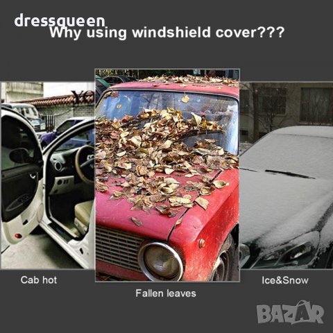 2515 Двулицево покривало за предно стъкло, снимка 14 - Аксесоари и консумативи - 37292642