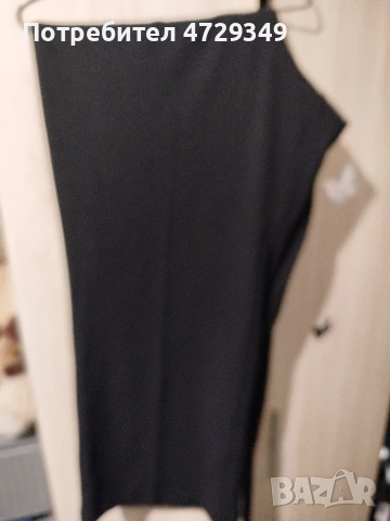 Черен прав панталон , снимка 4 - Панталони - 53372792