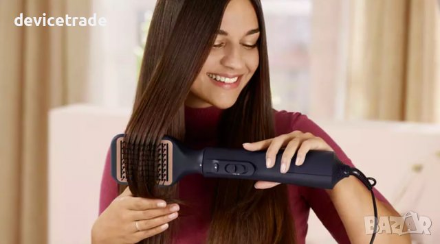 Четка за коса с горещ въздух Philips Series 5000 BHA530/00, 1000 W, снимка 10 - Сешоари - 39656696