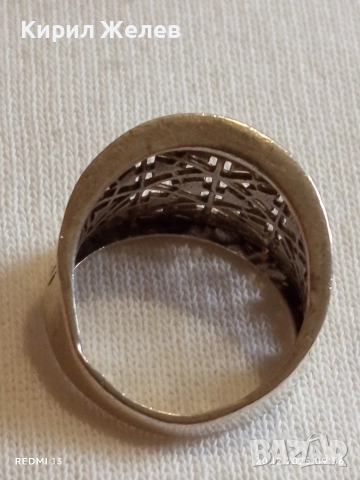 СТИЛЕН ДАМСКИ СРЕБЪРЕН ПРЪСТЕН ОРНАМЕНТИРАН ПОДХОДЯЩ АКСЕСОАР за ЕЖЕДНЕВИЕТО 37641, снимка 8 - Пръстени - 52854898