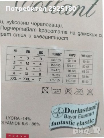 Подарявам НОВ дамски чорапогащник , снимка 3 - Други - 38169507