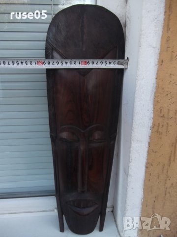 Маска африканска дървена, снимка 3 - Други ценни предмети - 38485670