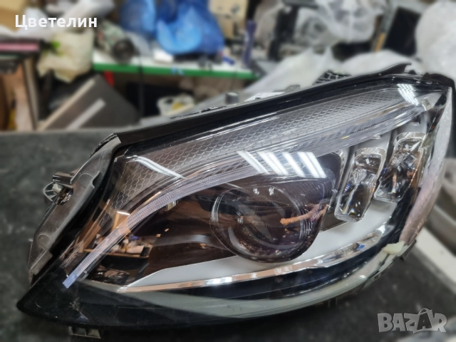 Ляв фар за Mercedes C W205 Multibeam lqv far мерцедес 205 ц класа, снимка 15 - Части - 52950228