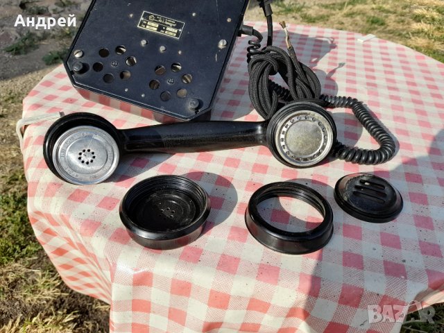 Стар телефон #14, снимка 10 - Антикварни и старинни предмети - 33664210