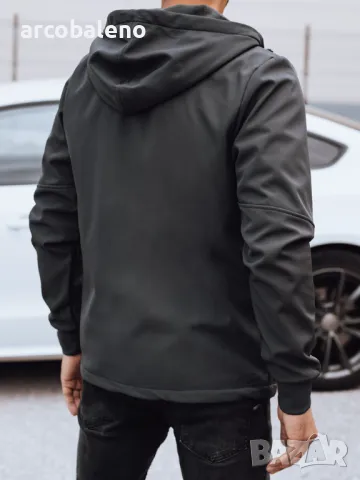 Мъжко преходно и изолирано яке с качулка, 2цвята , снимка 5 - Якета - 48931909