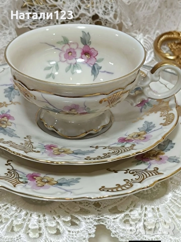 троен сет Hutschenreuter , снимка 5 - Чаши - 52960416