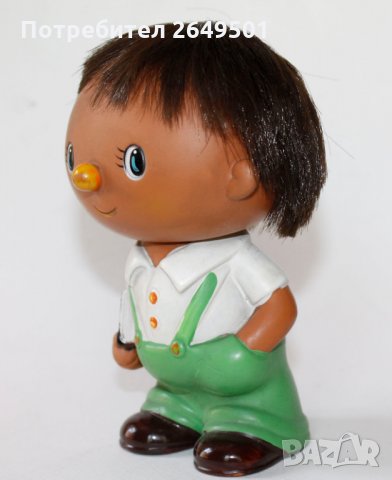 Японска 18 см. Japan гумена играчка кукла 1980те, снимка 6 - Колекции - 33585830