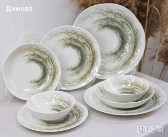 Сервиз за храна 24 части лукс , снимка 1