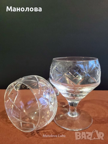 Кристални чаши Стойко Иванов Пеев, снимка 3 - Други ценни предмети - 52854320