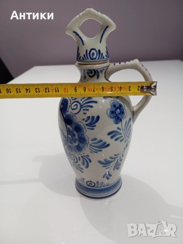 Порцеланова стара бутилка с печат, снимка 5 - Други - 52527245