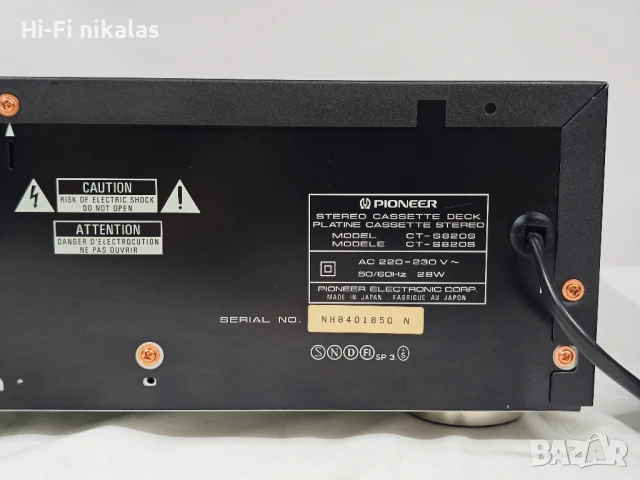 стерео касетъчен дек PIONEER CT-S820S, снимка 8 - Декове - 51048104