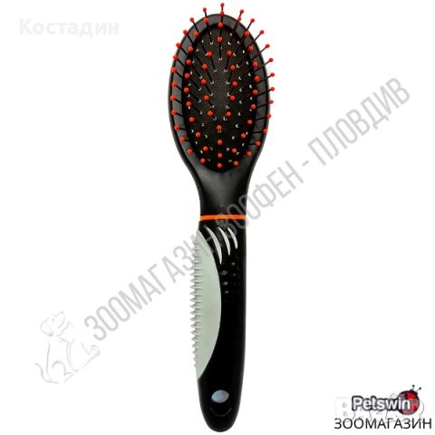 Двустранна четка - за Котки и Малки породи Кучета - за Късокосмести и Дългокосмести, снимка 2 - За кучета - 33804358
